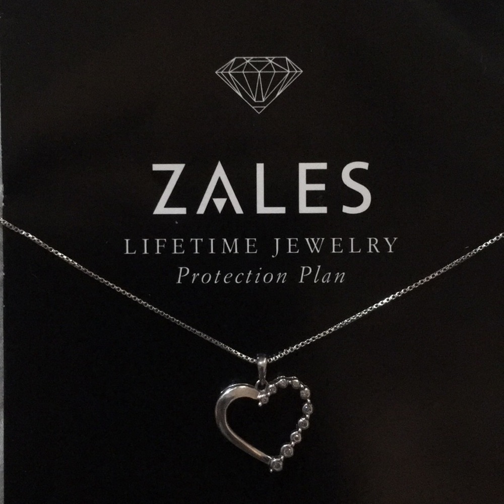 Zales Diamond Heart Necklace
